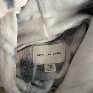 american eagle oversized sweatshirt tie-dye
